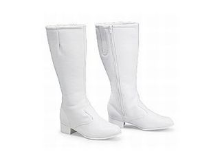 Holly Marching Boots White