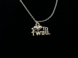 I Love To Twirl Necklace (Gold Or Silver)